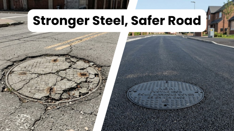 Stronger Metal, Safer Roads: Upgrading from Concrete to Ductile Iron Manhole Covers