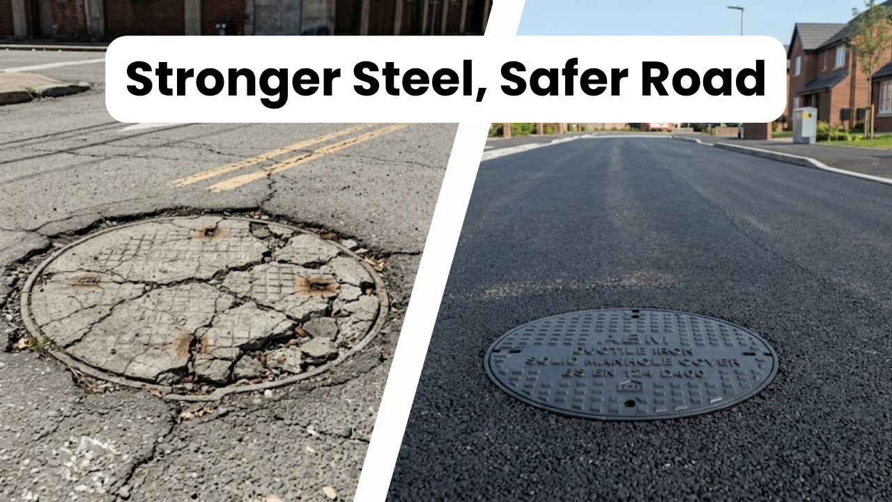 Stronger Metal, Safer Roads: Upgrading from Concrete to Ductile Iron Manhole Covers