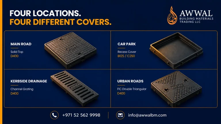 From Residential Streets to Highways: Matching Manhole Covers to Different UAE Applications